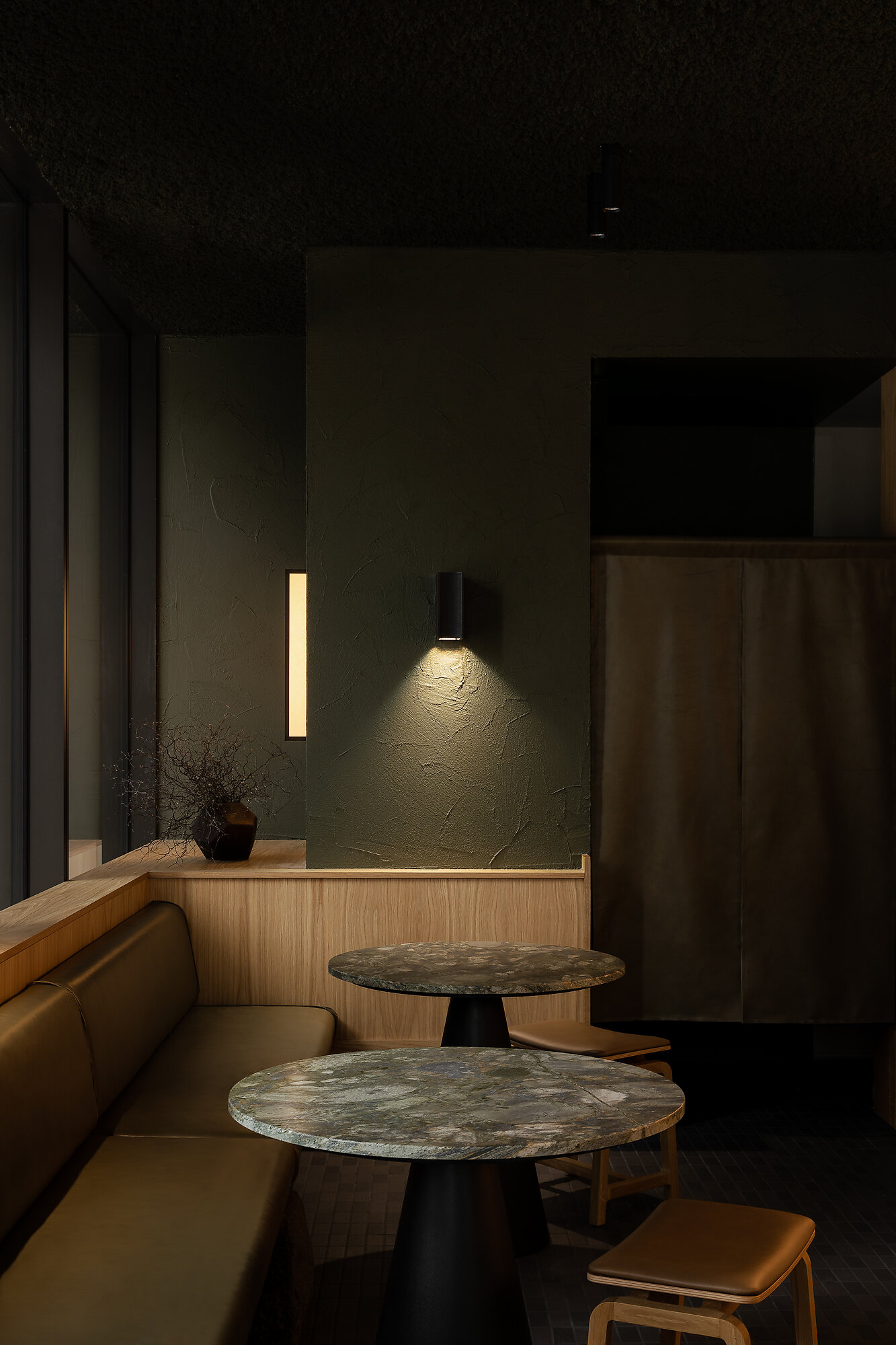 Interior photograph of Sakura Kaiten Sushi by Timothy Kaye
